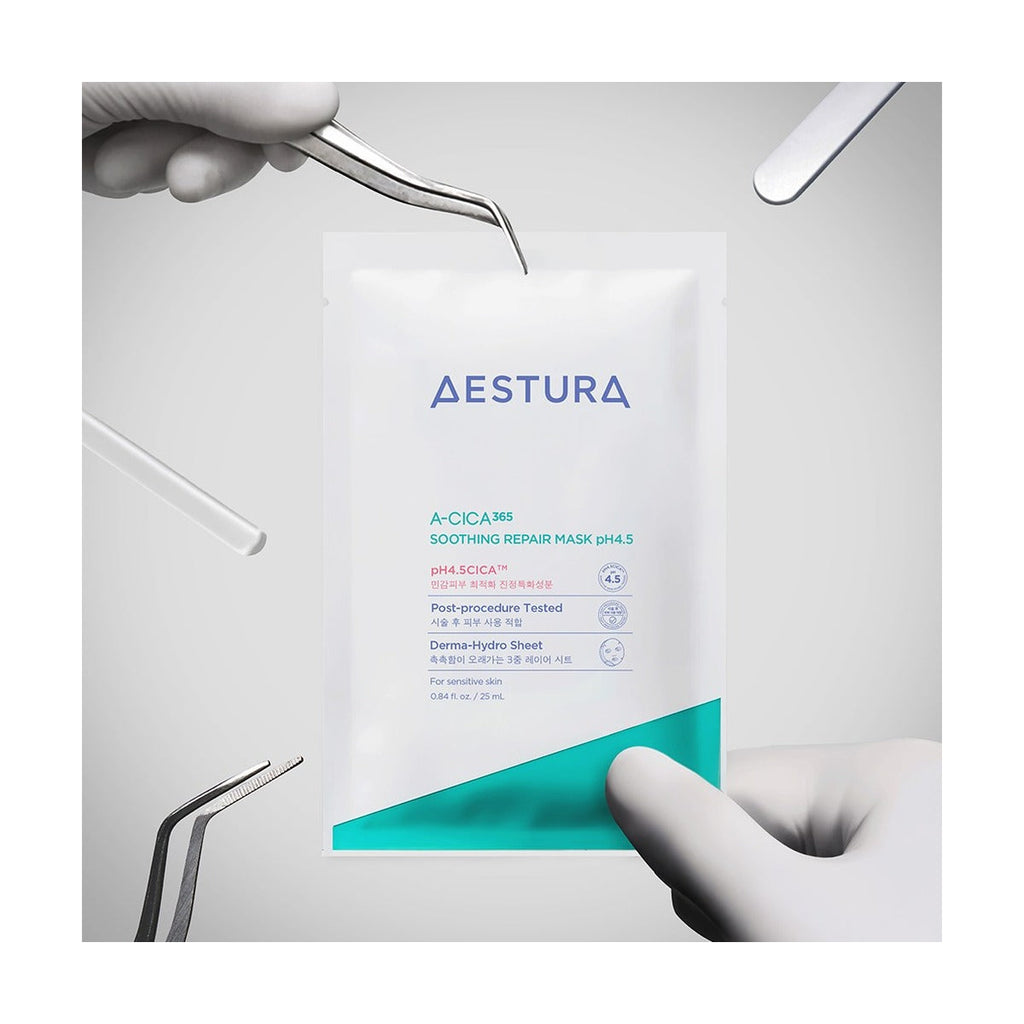 AESTURA A-CICA 365 Soothing Repair Mask pH4.5 25ml 5 sheets