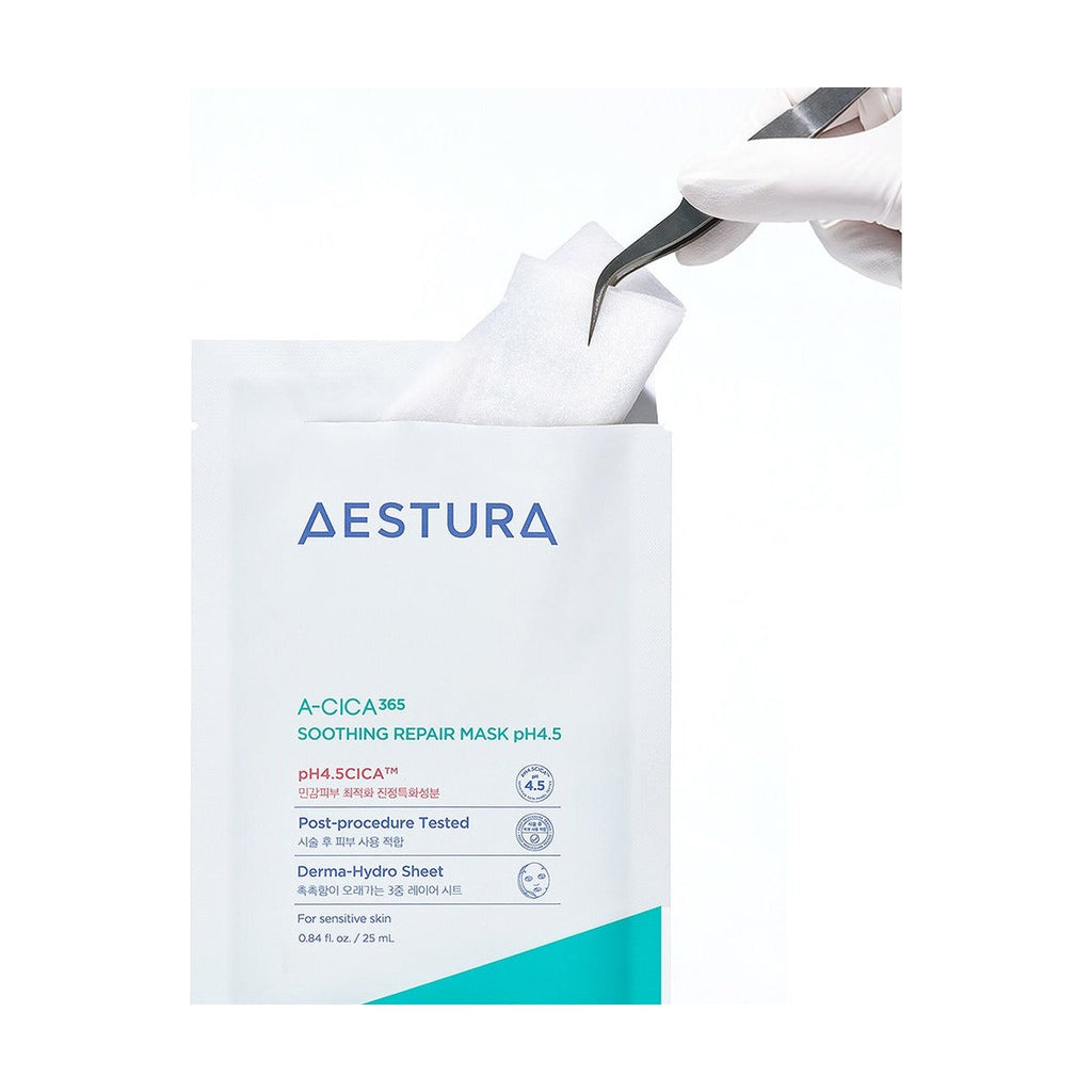 AESTURA A-CICA 365 Soothing Repair Mask pH4.5 25ml 5 sheets