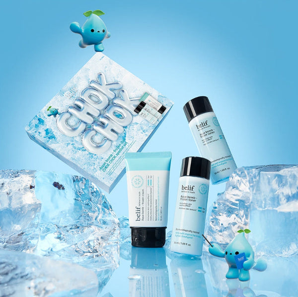 2 x belif Aqua Bomb Frozen Duo Chok Chok Special Set (3 items) from Korea