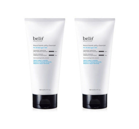 2 x belif Aqua Bomb Jelly Cleanser 160ml from Korea