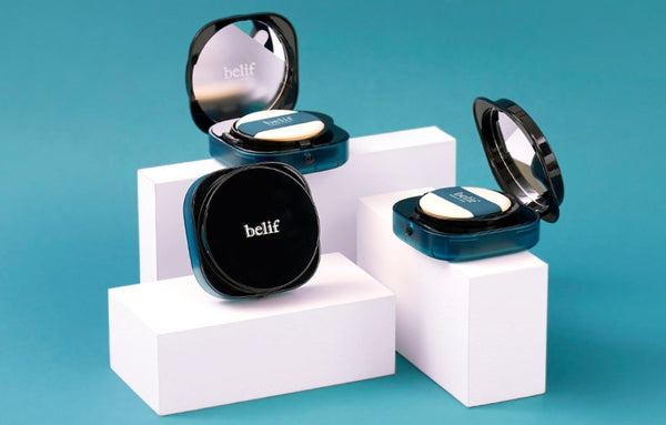 2 x belif Belief Cica Bomb Cushion No Mark BB (Main 15g+Refil 15g) SPF 50+ PA+++ from Korea