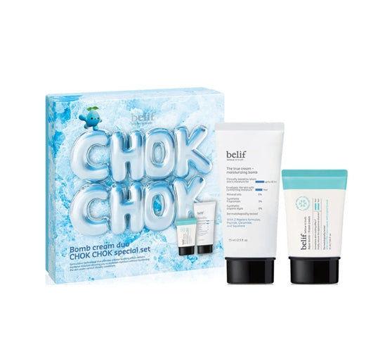 2 X belif Bomb Cream Duo Chok Chok Special Set (2 items) from Korea