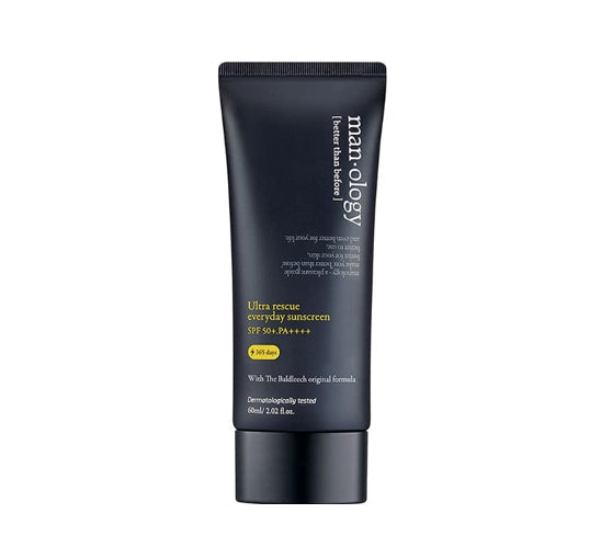 2 x [MEN] belif Manology Ultra Rescue Everyday Sunscreen 60ml, SPF50+ PA++++ from Korea