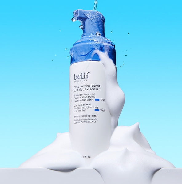 belif Moisturizing Bomb Soft Cloud Cleanser 150ml from Korea