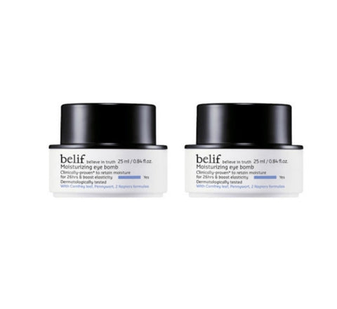 2 x belif Moisturizing Eye Bomb 25ml from Korea