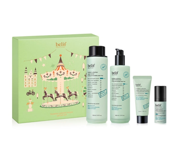 belif Problem Solution Vegan Set (4 Items) from Korea