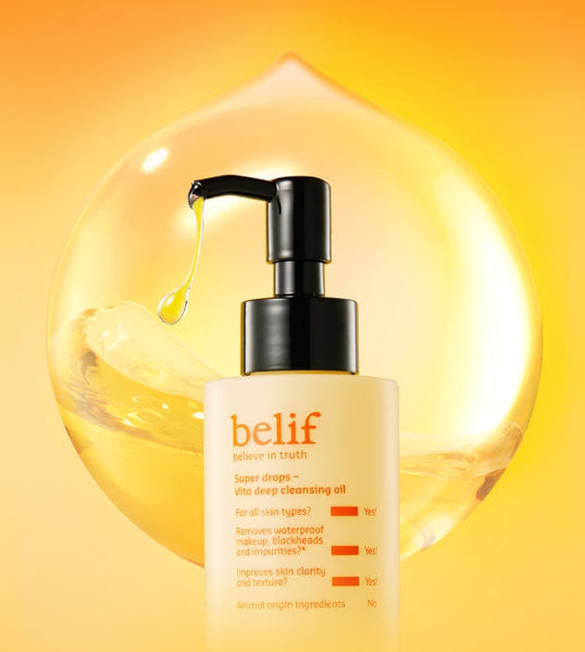 2 x belif Super Drops Vita Deep Cleansing Oil 150ml from Korea