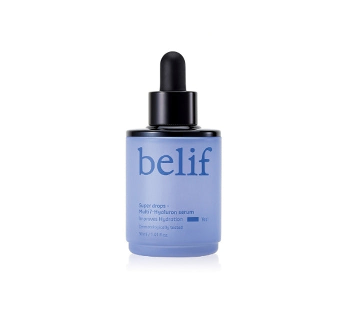 belif Super drops Multi7-Hyaluron Serum 30ml from Korea