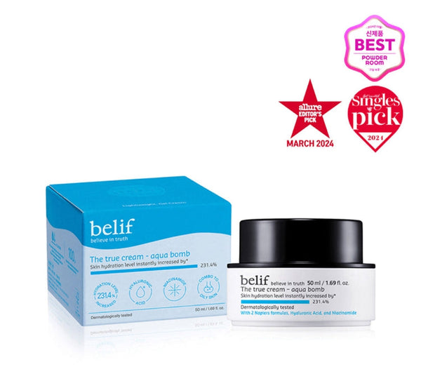 2 x belif The True Cream Aqua Bomb 50ml from Korea