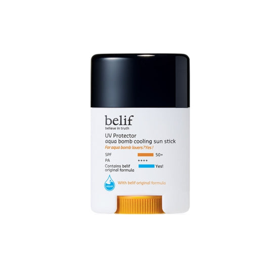 belif UV Protector Aqua Bomb Cooling Sun Stick 14g, SPF 50+ PA ++++ from Korea
