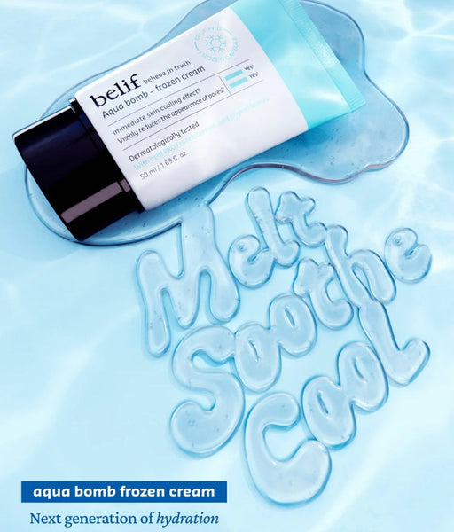 2 x belif Aqua Bomb Frozen Cream 50ml from Korea