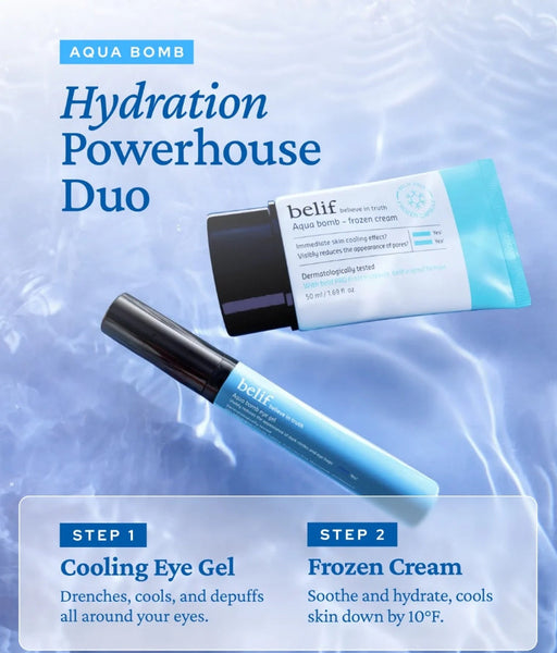 2 x belif Aqua Bomb Frozen Cream 50ml from Korea