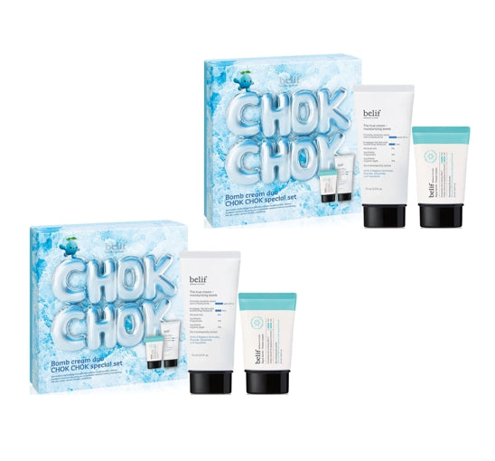 2 X belif Bomb Cream Duo Chok Chok Special Set (2 items) from Korea