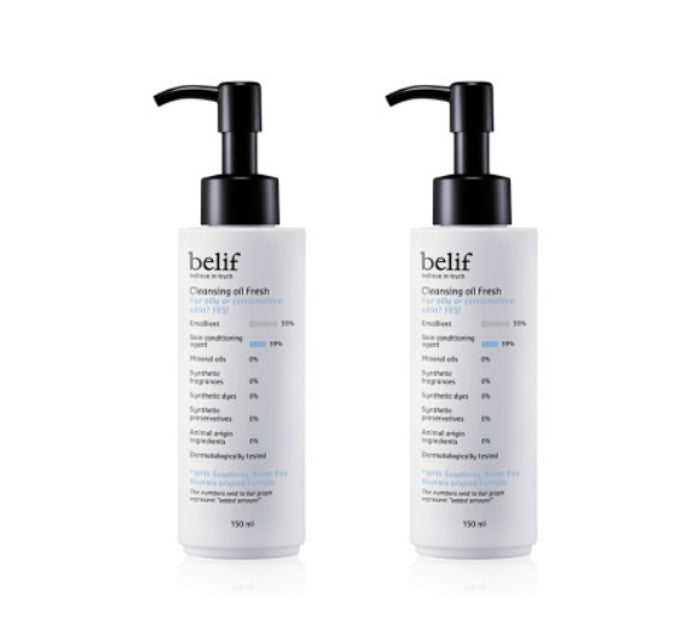 2 x belif Cleansing Oil Fresh 150ml from Korea