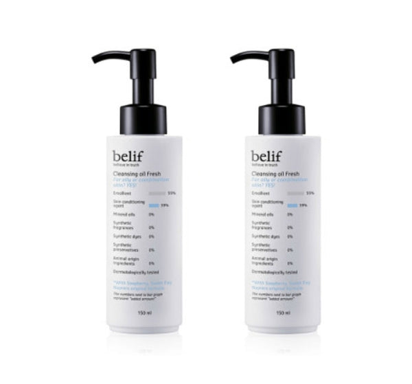 2 x belif Cleansing Oil Fresh 150ml from Korea