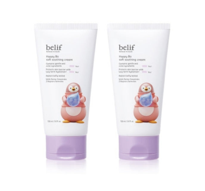 2 x belif Happy Bo Soft Soothing Cream 150ml from Korea by belif