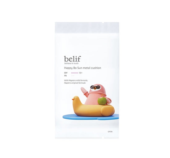 2 x [Baby & Toddler] belif Happy Bo Sun Metal Cushion (Refill 15g), SPF 50+ PA+++ from Korea