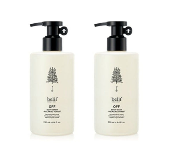 2 x belif OFF Body Wash Relaxing Forest 250ml from Korea