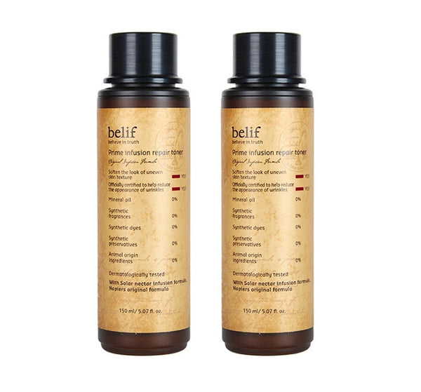 2 x belif Prime Infusion Repair Toner 150ml from Korea