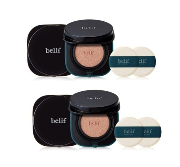 2 x belif Stress Shooter-Cica bomb Cushion 15g x 2, Pink Beige, SPF 50+ PA+++ from Korea