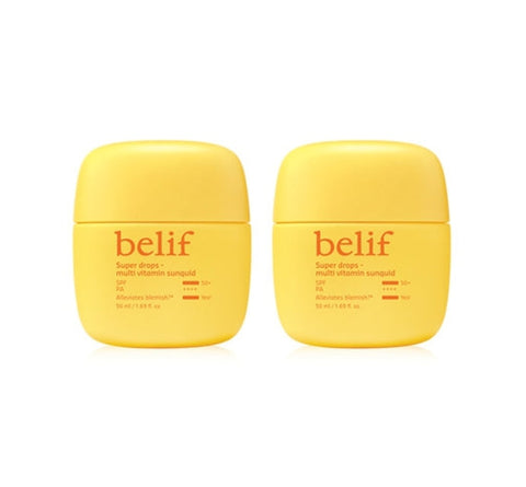 2 x belif Super Drops Multi Vitamin Sunquid 50ml from Korea