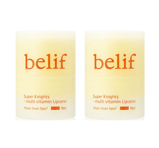 2 x belif Super Knights Multi Vitamin Lipcerin 15ml from Korea