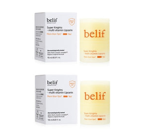 2 x belif Super Knights Multi Vitamin Lipserin 15ml from Korea