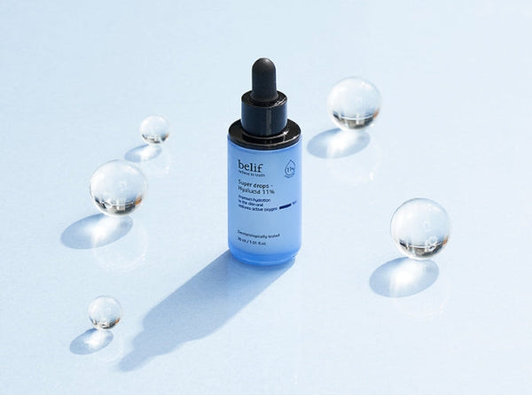 2 x belif Super drops Hyalucid 11% 30ml from Korea