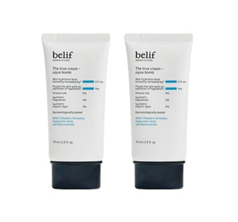 2 x belif The True Cream - Aqua Bomb 75ml from Korea by belif