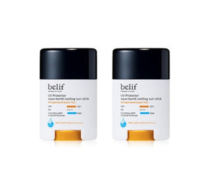 2 x belif UV Protector Aqua Bomb Cooling Sun Stick 50ml, SPF 50+ / PA ++++ from Korea