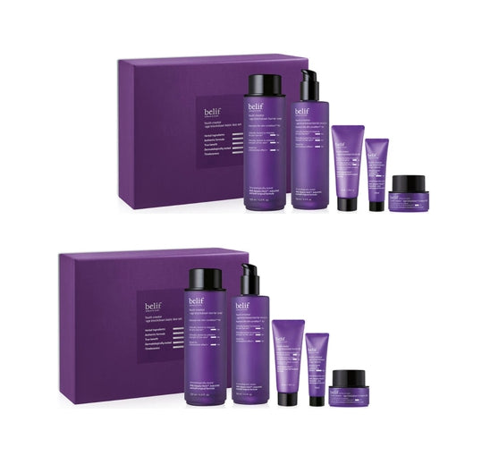 2 x belif Youth Creator Age Knockdown Basic Set (5 items) from Korea