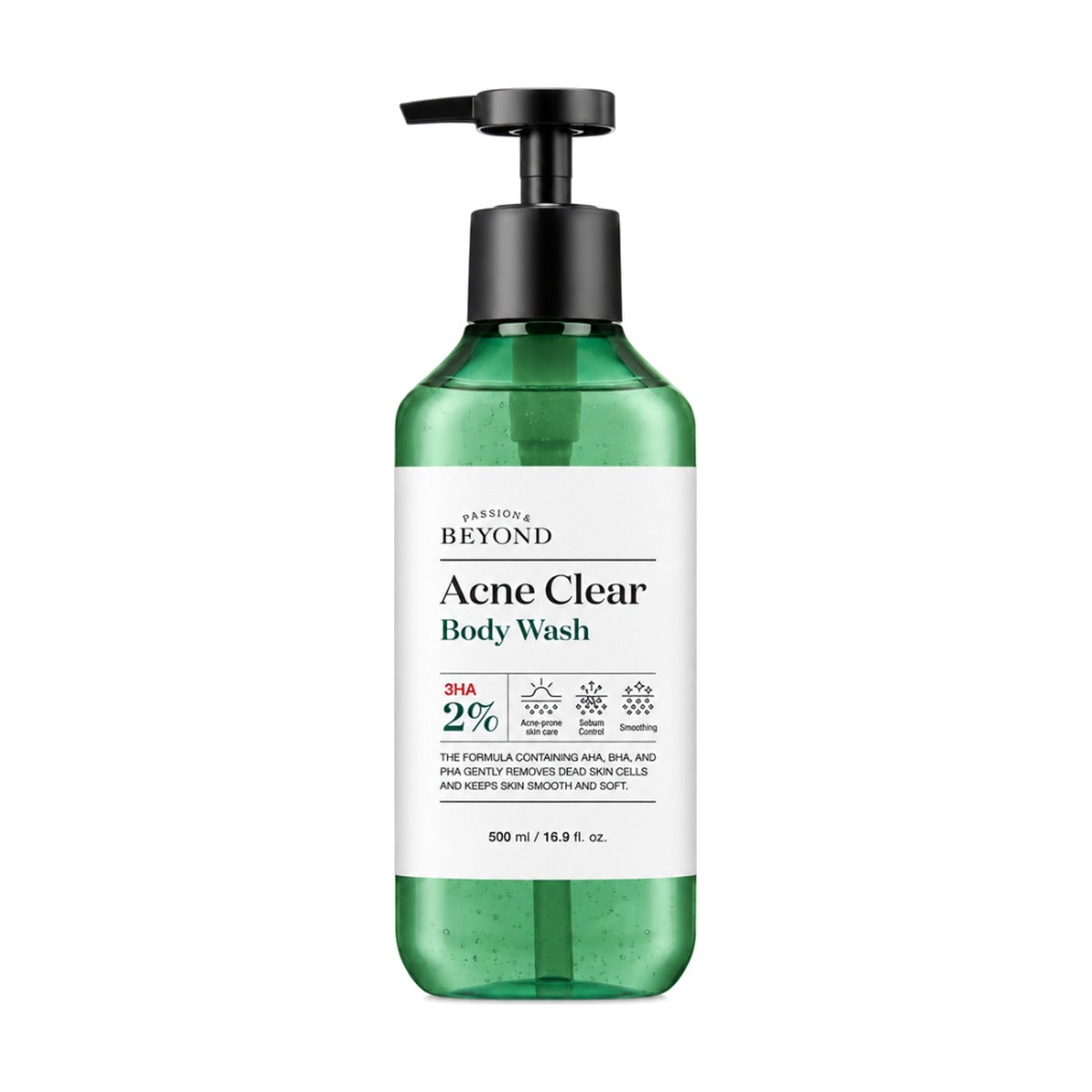 Beyond Acne Clear Body Wash 500ml pump bottle