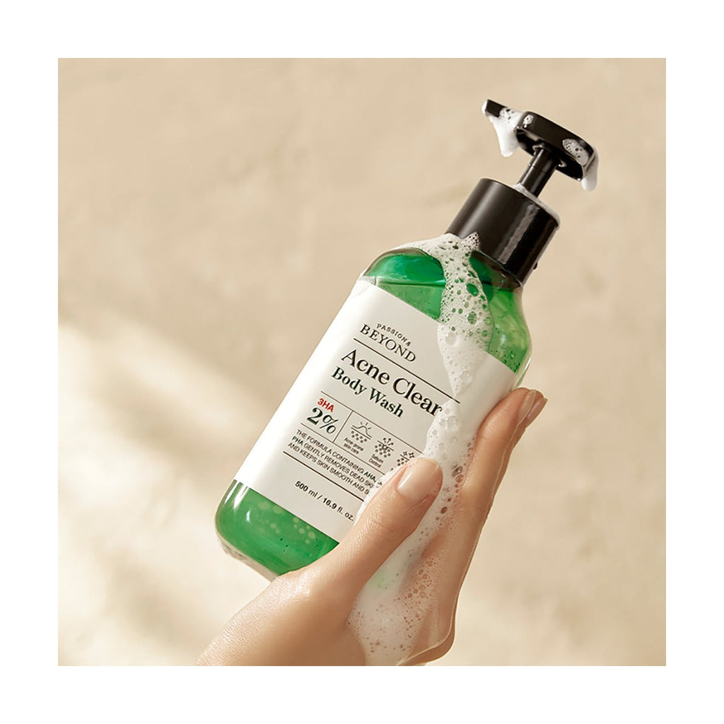 Beyond Acne Clear Body Wash 500ml pump bottle