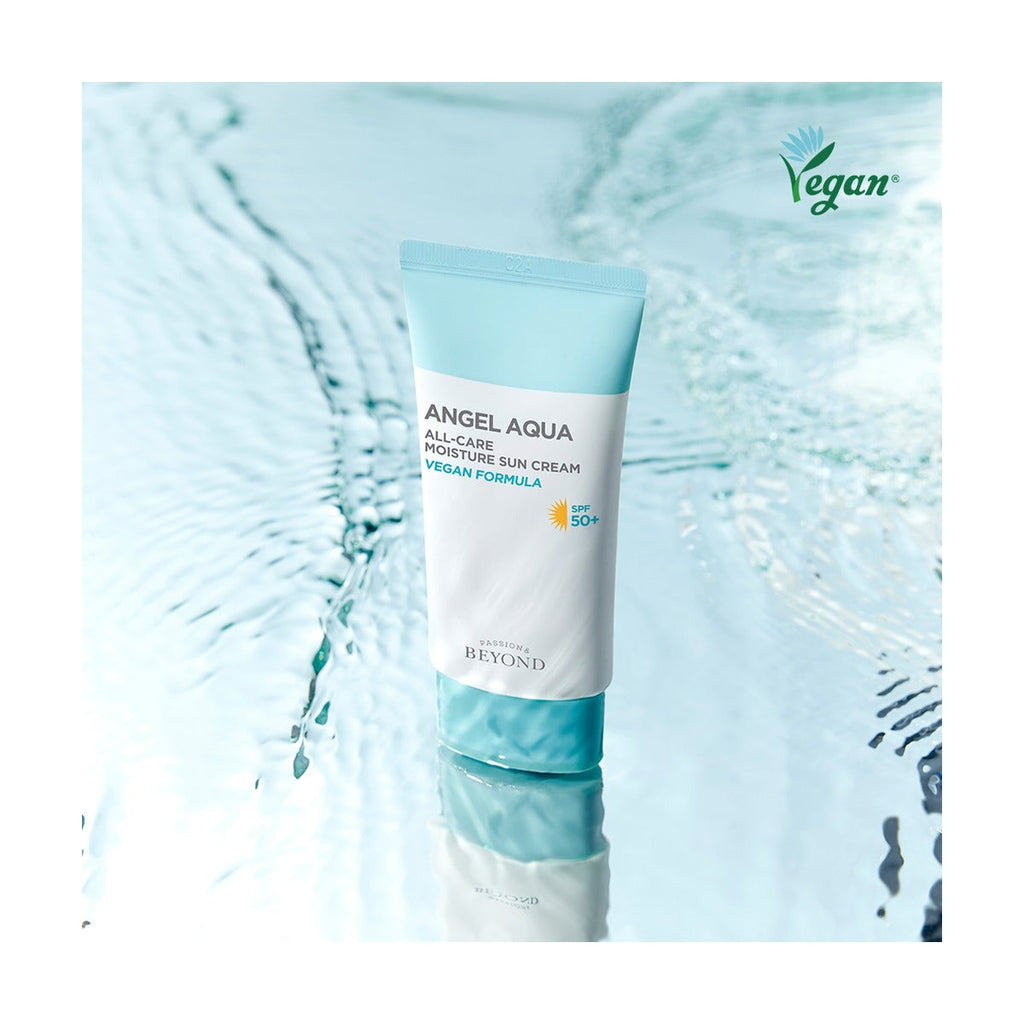 Beyond Angel Aqua All-Care Moisture Sun Cream 50ml duo