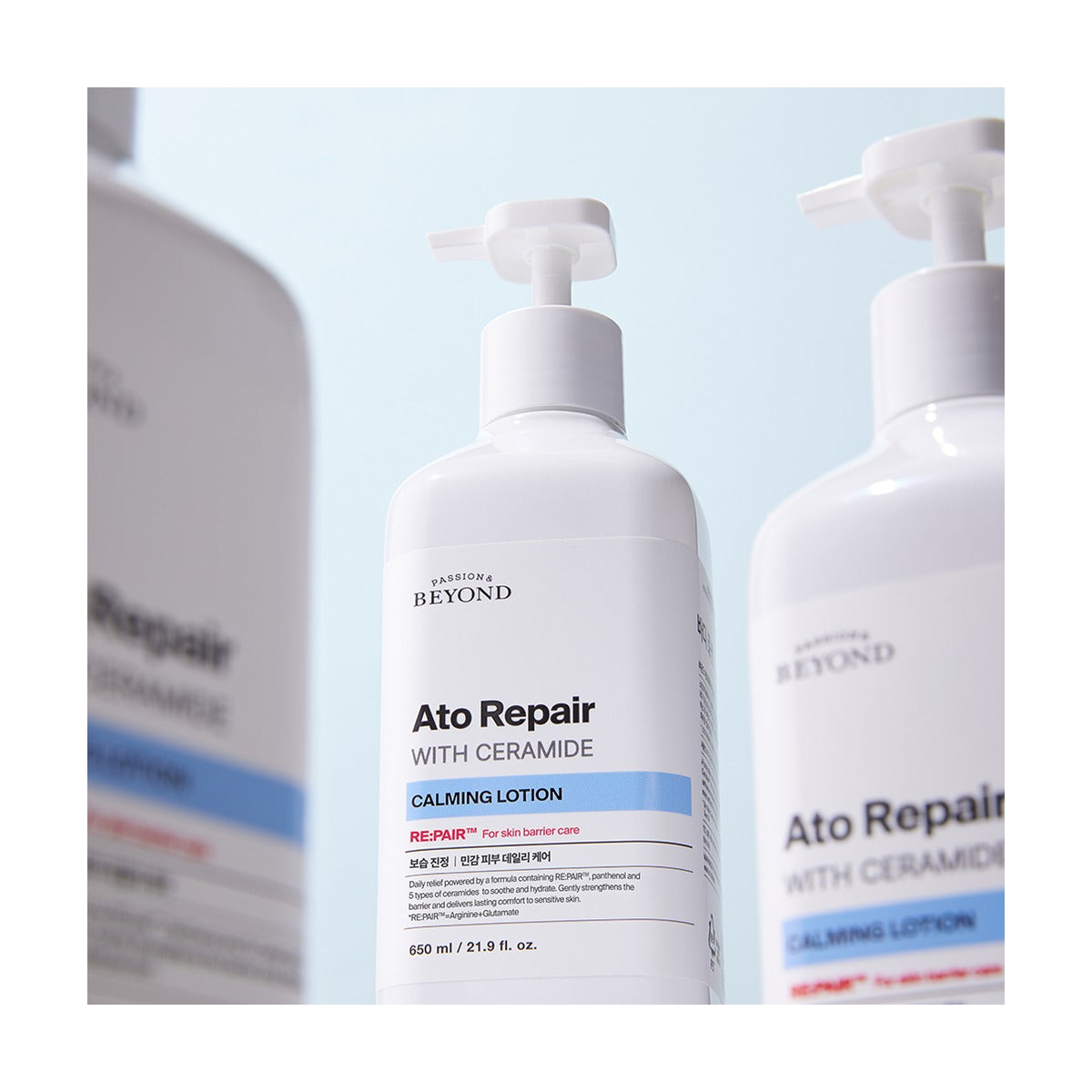 Beyond Ato Repair with Ceramide Calming Lotion 650ml pump bottle