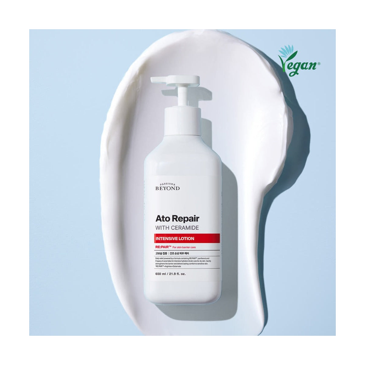 Beyond Ato Repair with Ceramide Intensive Lotion 650ml pump bottle