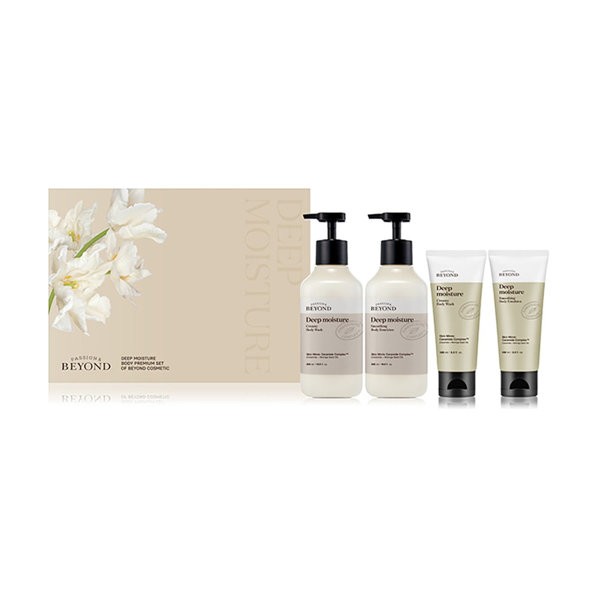 Beyond Deep Moisture Body Wash and Body Emulsion premium gift set