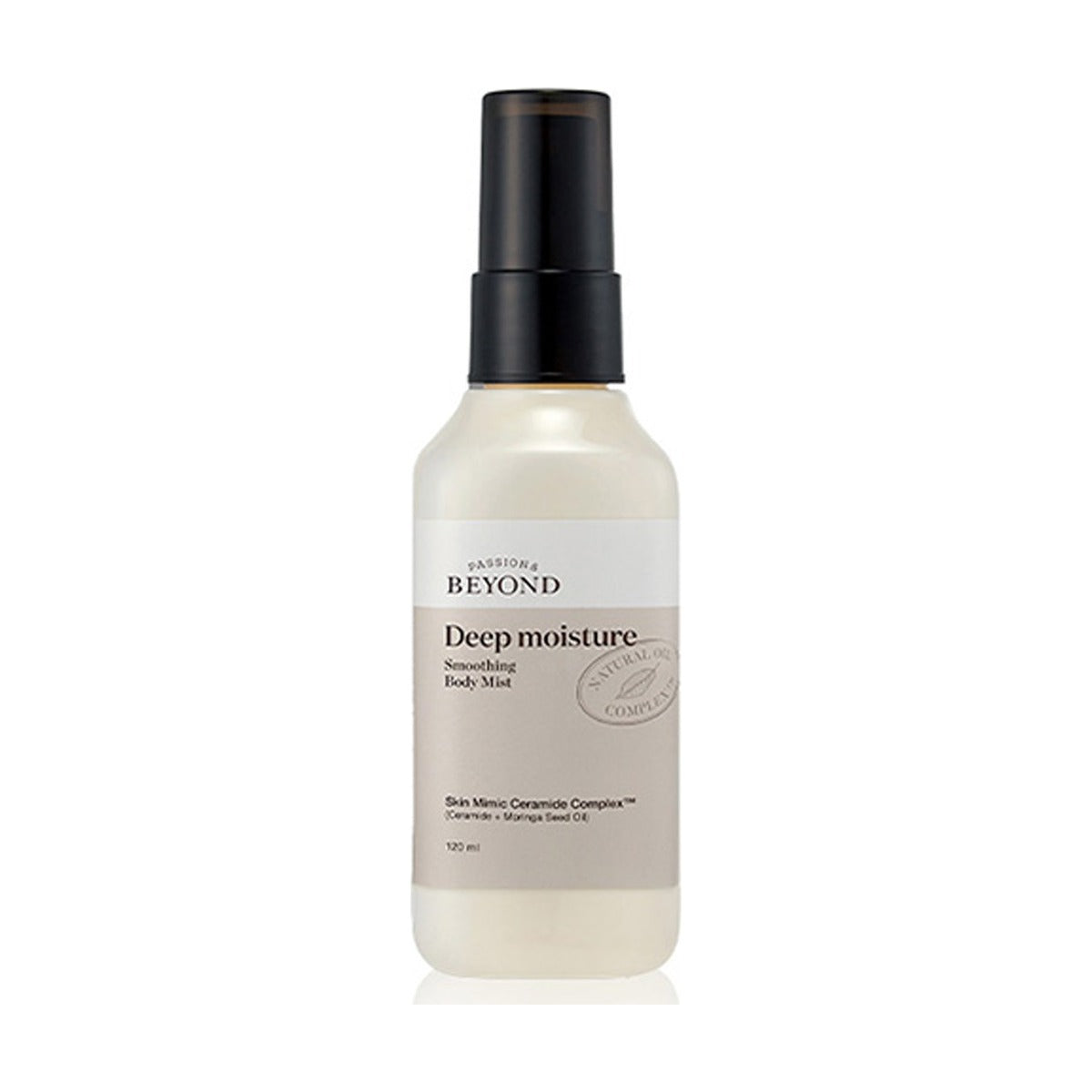 Beyond Deep Moisture Smoothing Body Mist 120ml spray bottle