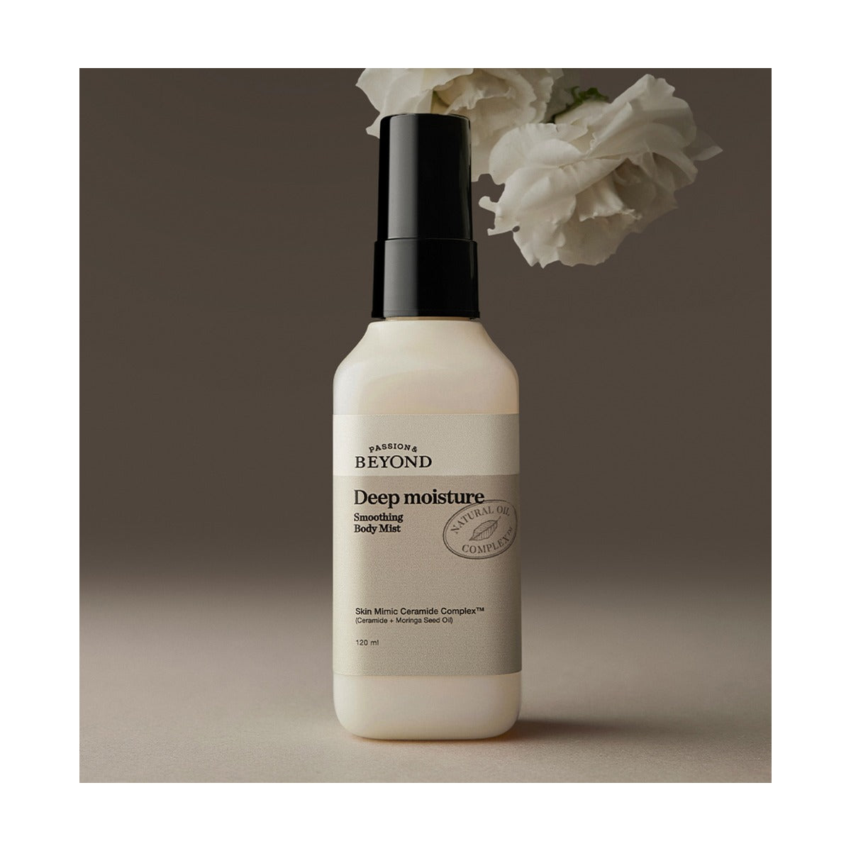 Beyond Deep Moisture Smoothing Body Mist 120ml spray bottle