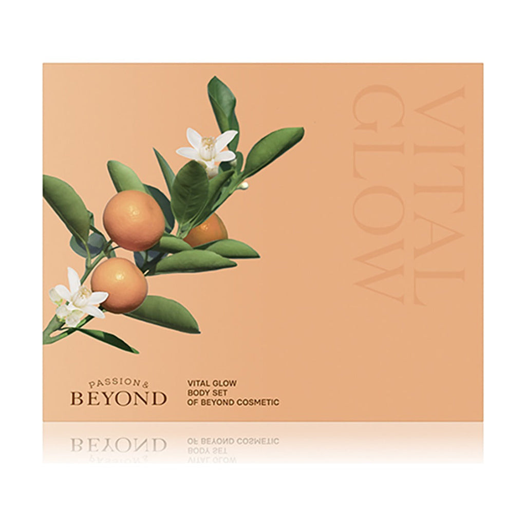 Beyond Vital Glow Body 2-Piece Set with Body Wash 300ml and Body Emulsion 300ml gift set