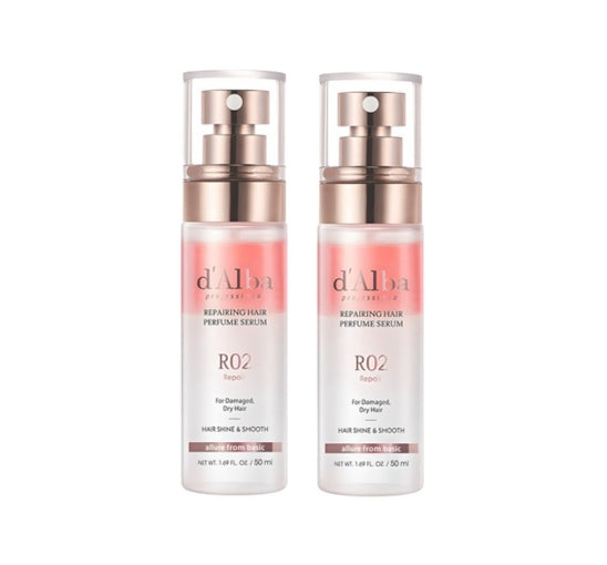 2 X d'Alba Professional Reparing Hair Perfume Serum 50ml from Korea