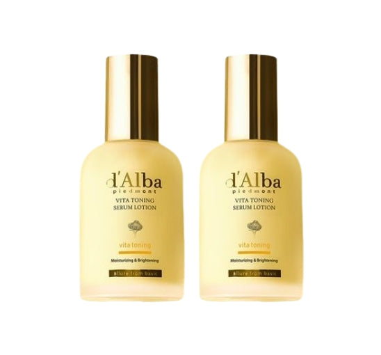 2 X d'Alba Vita Toning Serum Lotion 100ml from Korea