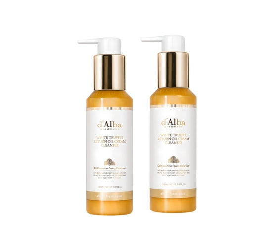 2 X d'Alba White Truffle Return Oil Cream Cleanser 150ml from Korea