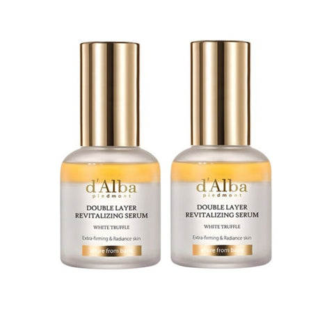 2 X d'Alba White Truffle Double Layer Revitalizing Serum 30ml from Korea