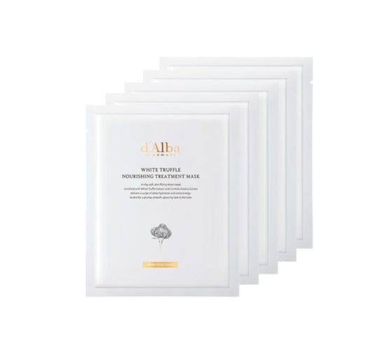 d'Alba White Truffle Nourishing Treatment Mask, 25ml X 5packs from Korea