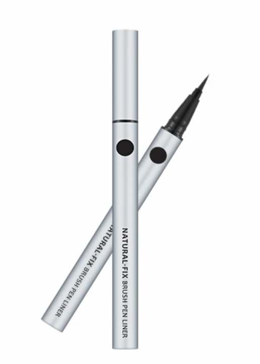 2 x MISSHA Natural Fix Brush Pen Liner Black/ Brown 0.6g from Korea by MISSHA