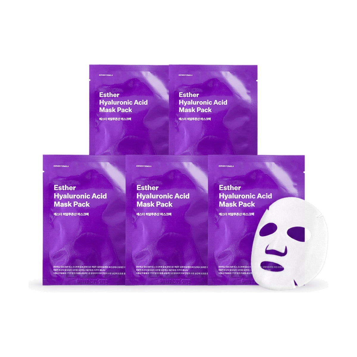 ESTHER FORMULA Esther Hyaluronic Acid Mask Pack NC Cell 25ml x 5 sheets