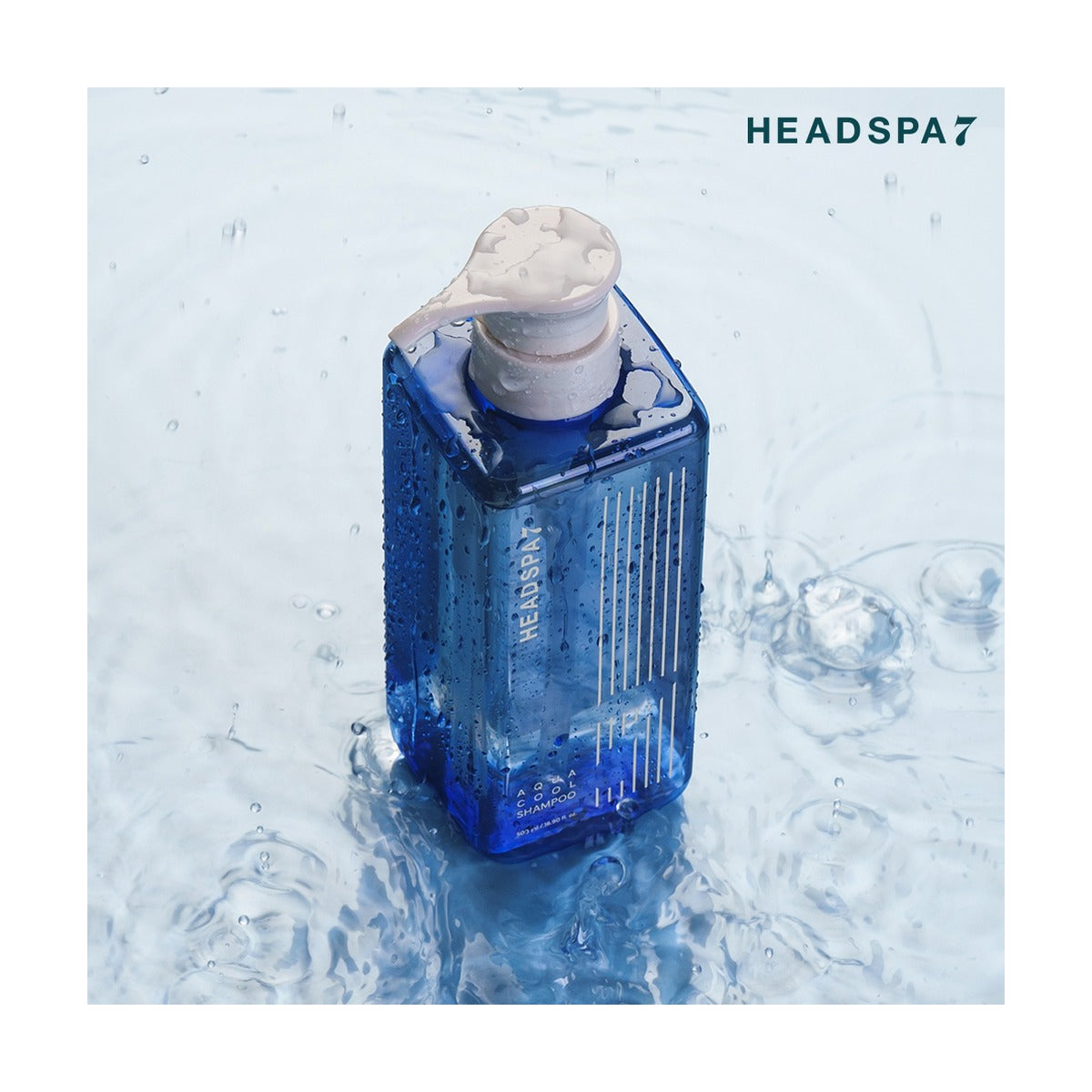 HEADSPA 7 Aqua Cool Shampoo 500ml pump bottle