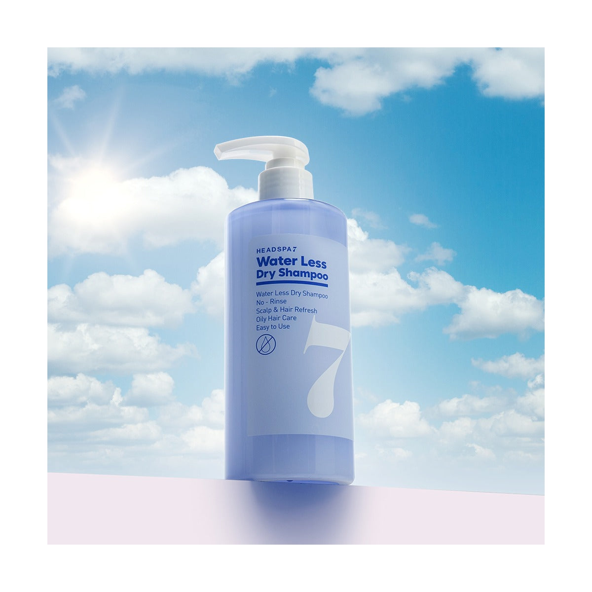 HEADSPA 7 Water Less Dry Shampoo 300ml bottle