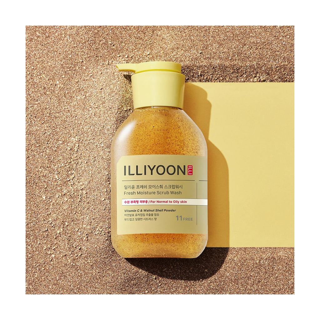 ILLIYOON Fresh Moisture Scrub Wash 625ml pump bottle